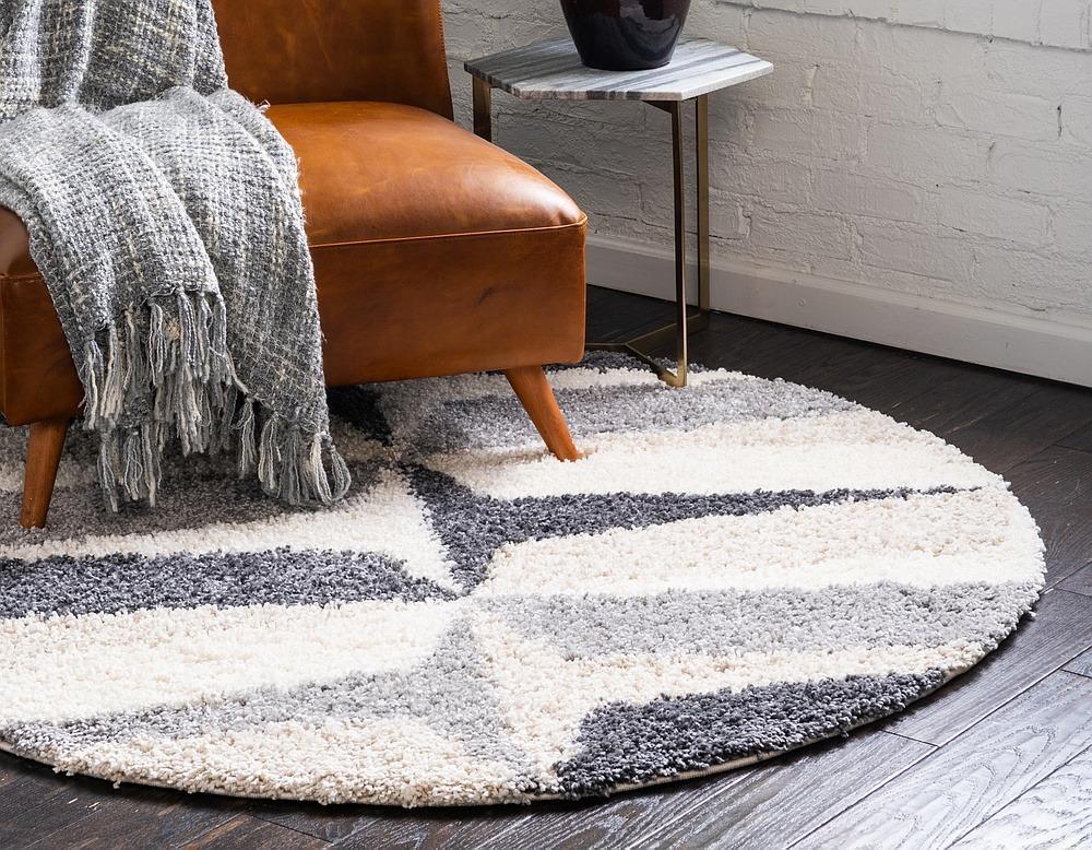 Jeramiah - Modern Shaggy Area Rug - Nordic Side - feed-cl0-over-80-dollars, unique-loom, us-only, us-ship