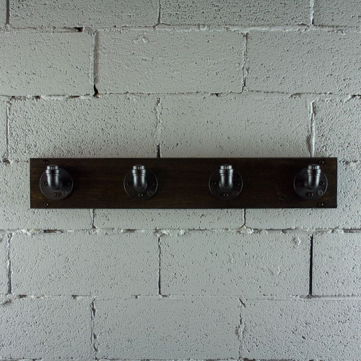 Modern Industrial Wall Mounted Four Hook Hat Rack - Nordic Side - 10-18, feed-cl0-over-80-dollars, furniture-pipeline, furniture-tag, US