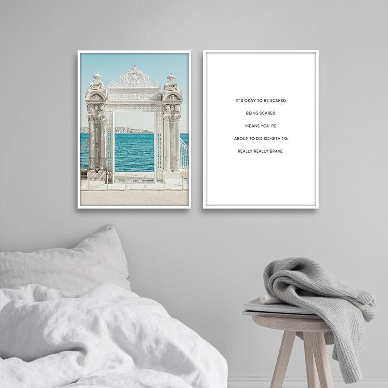 Aqua Vibes Prints - Nordic Side - Art + Prints, not-hanger