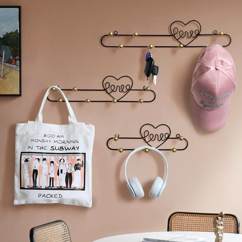 Heart Shaped Wall Hangers - Nordic Side - 