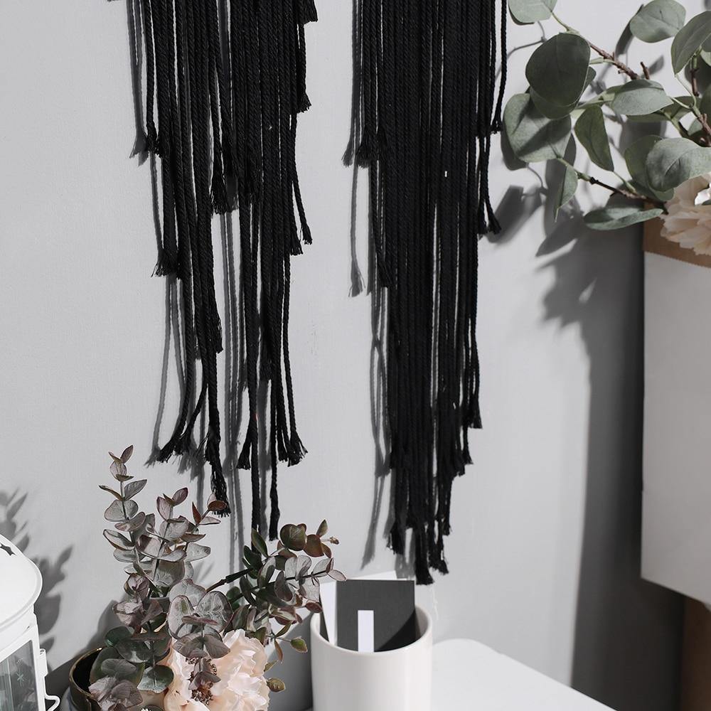 Onyx Macramé Dreamcatcher - Nordic Side - astro, dreamcatcher, luna, macrame, moon, onyx