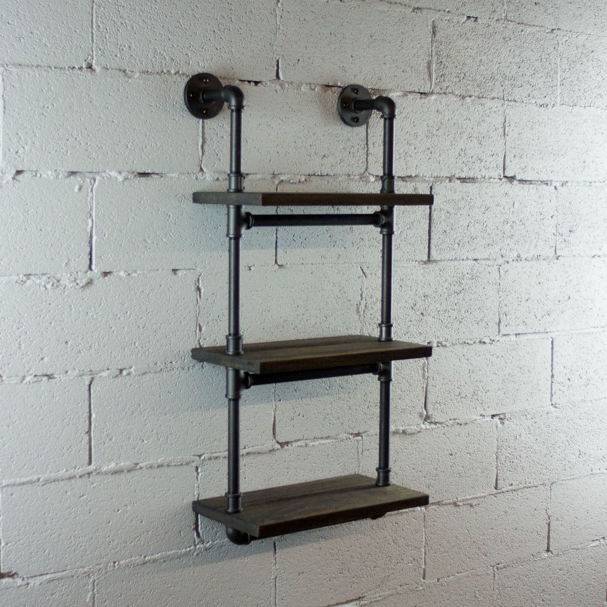 Three Tier Wall Mounted Shelves - Nordic Side - 10-08, feed-cl0-over-80-dollars, furniture-pipeline, furniture-tag, US