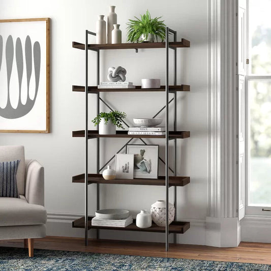 Castellon 68'' H X 36'' W Metal Etagere Bookcase