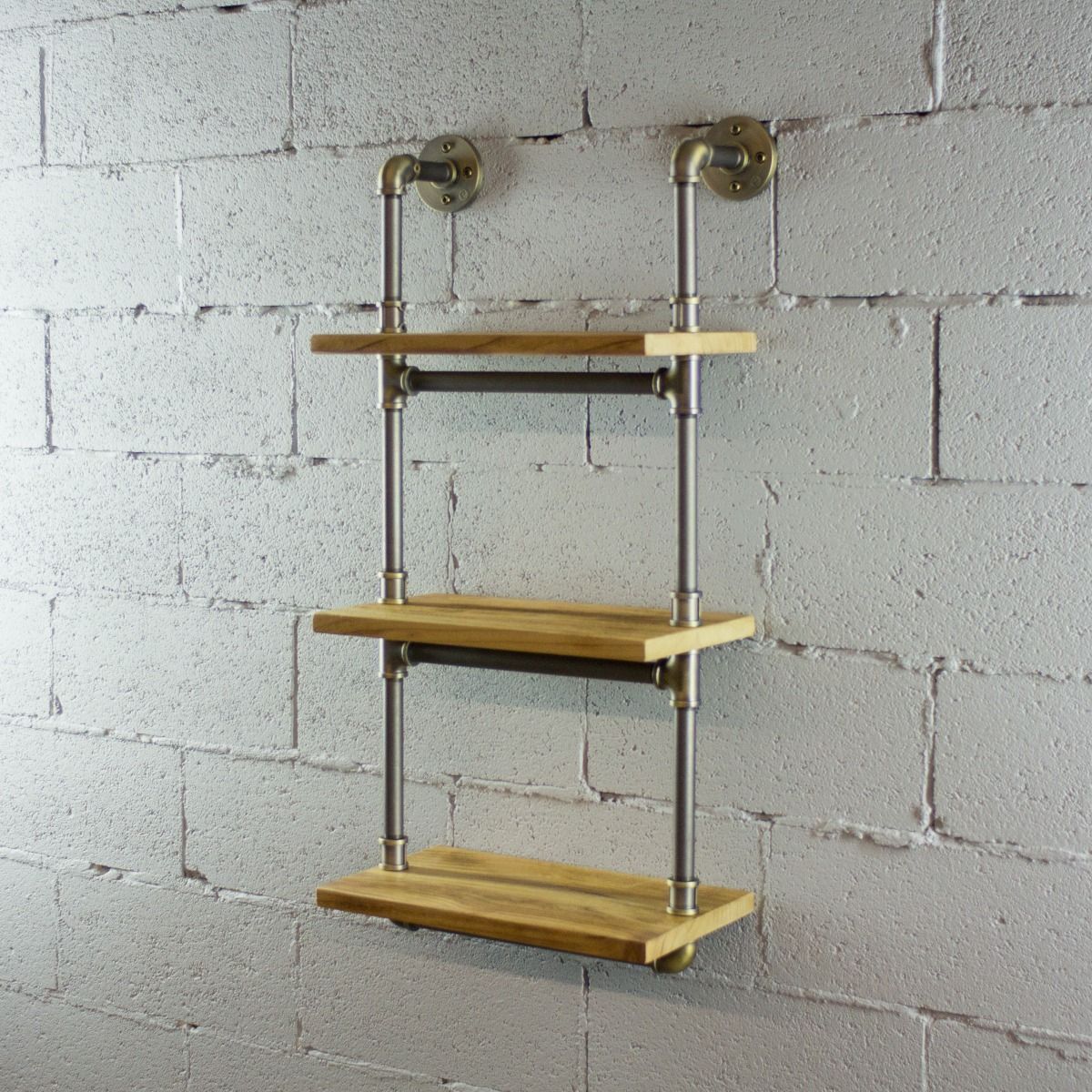 Three Tier Wall Mounted Shelves - Nordic Side - 10-08, feed-cl0-over-80-dollars, furniture-pipeline, furniture-tag, US