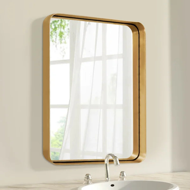 Lamarious Sleek Metal Wall Mirror