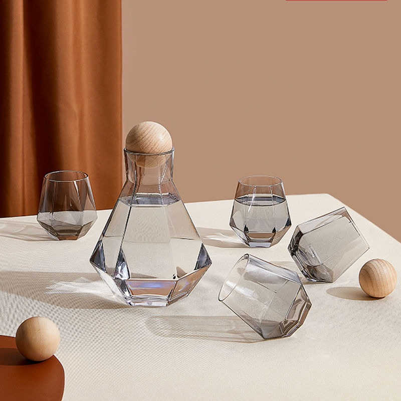 Klastiva™ Hexagonal Crystal Glassware Set - Nordic Side - 