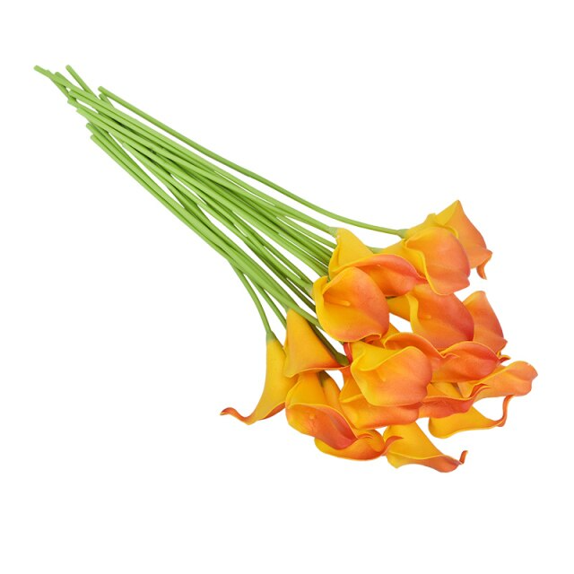 Artificial Realistic Arum-Lily Bouquet - 10 Stems