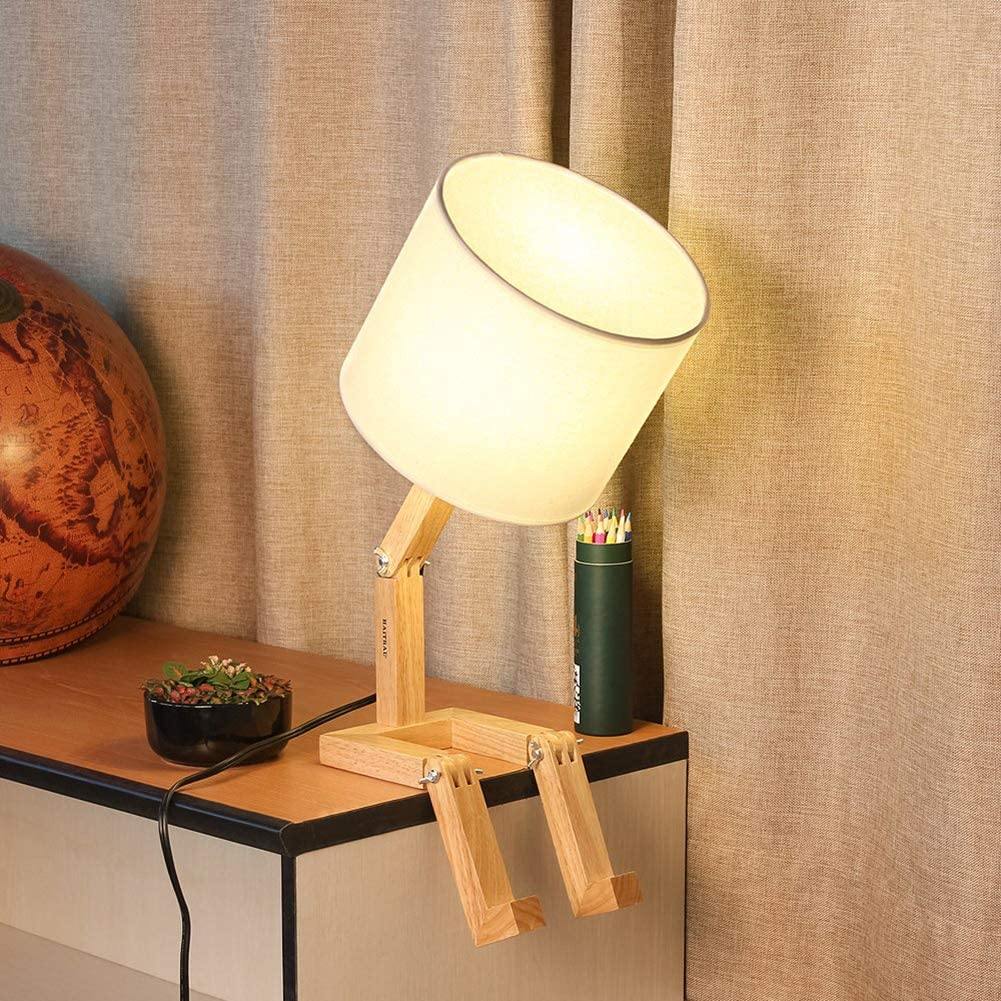 Original Wooden Humanoid Lamp - Nordic Side - 