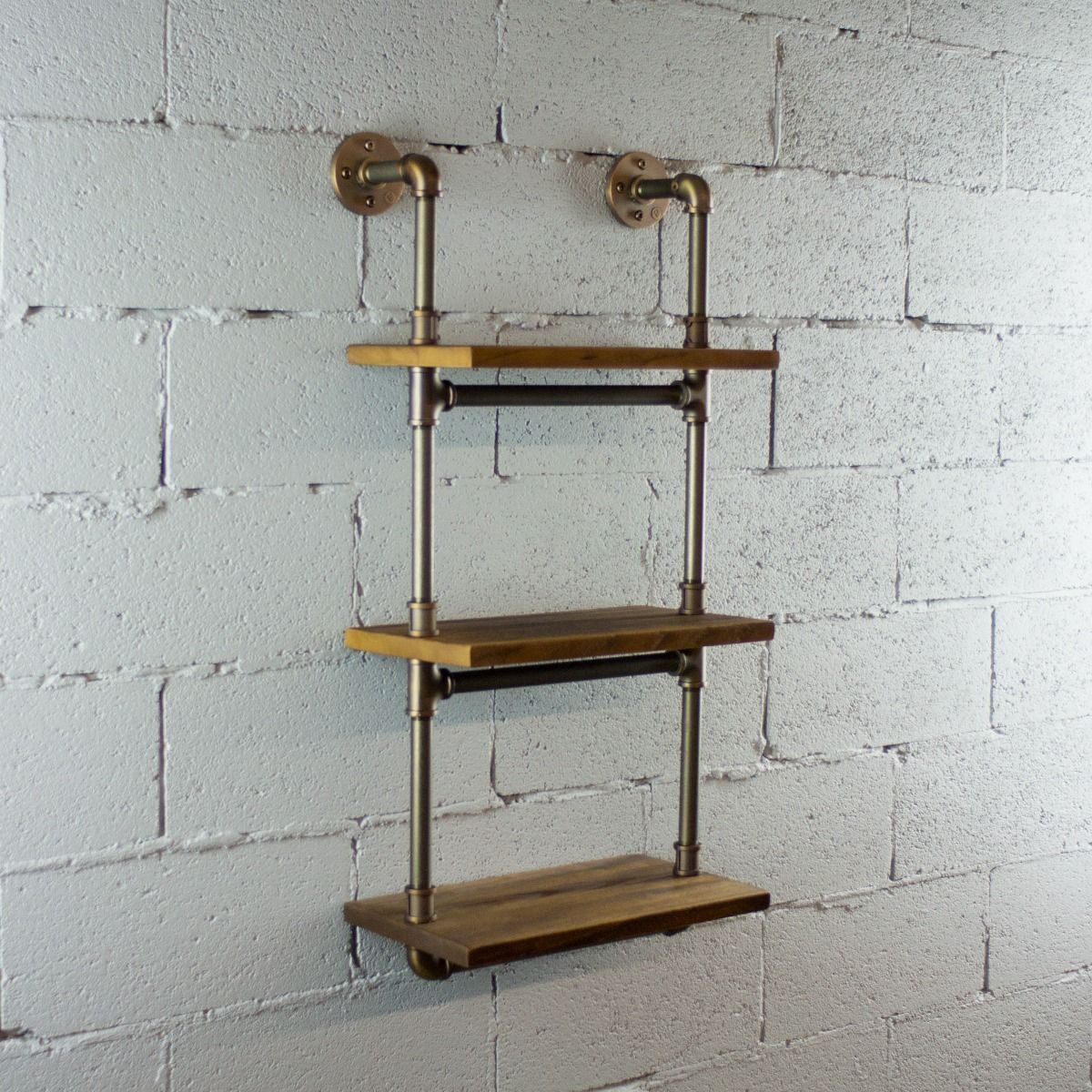 Three Tier Wall Mounted Shelves - Nordic Side - 10-08, feed-cl0-over-80-dollars, furniture-pipeline, furniture-tag, US