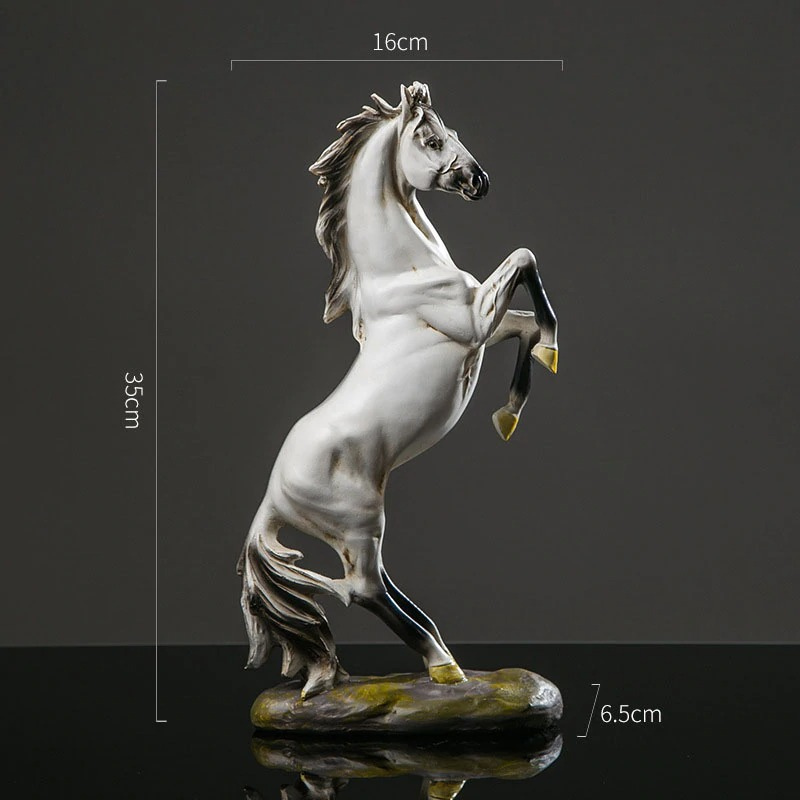 HomeQuill™ European Vintage Horse Statue - Nordic Side - 