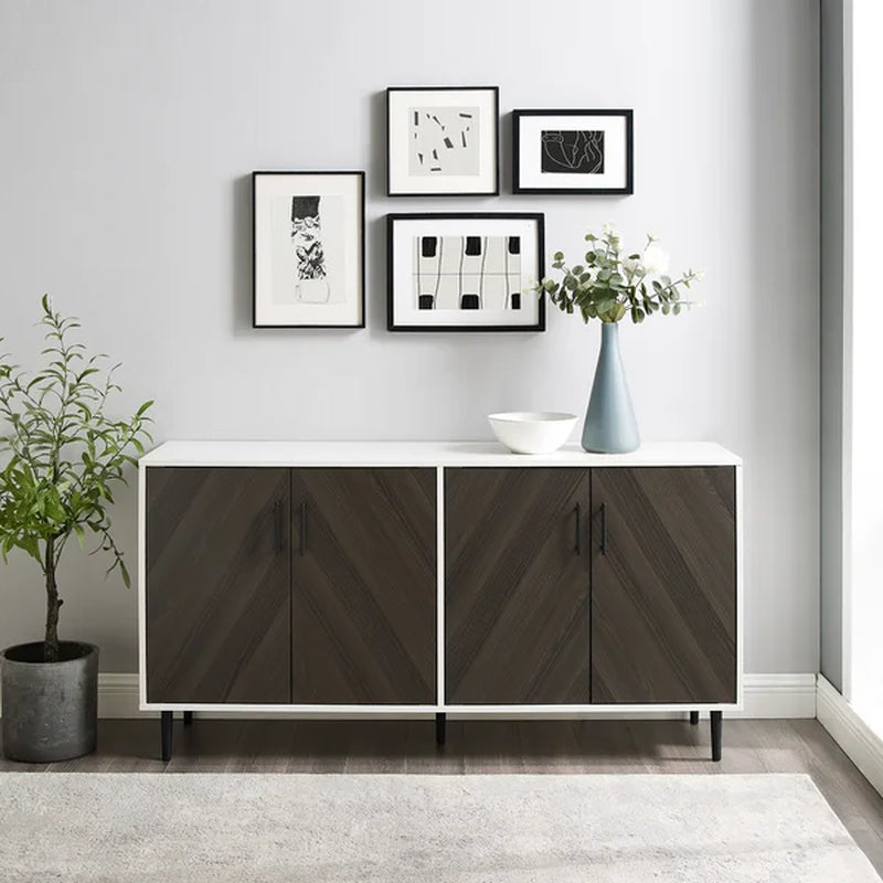 Aminatou Mid-Century Sideboard Buffet Table