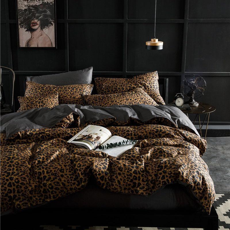 Classic Leopard Bedding Set - Nordic Side - 