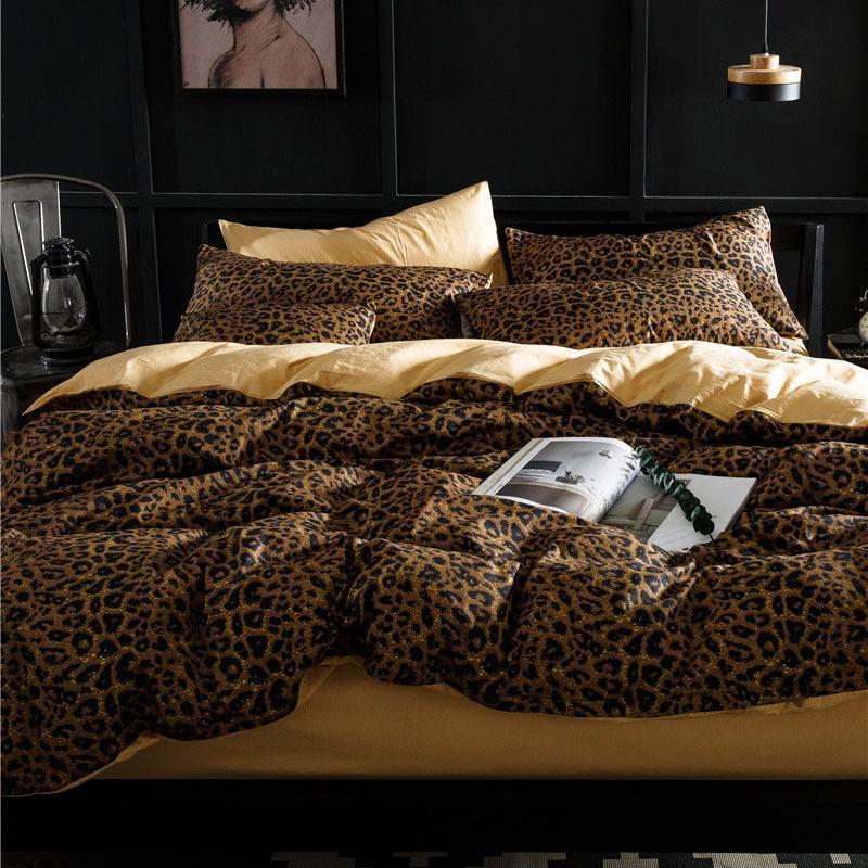 Classic Leopard Bedding Set - Nordic Side - 