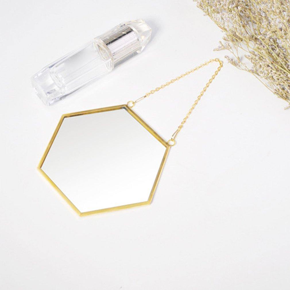 Modern Hexagon Mirror - Nordic Side - hexagon, mirror, modern