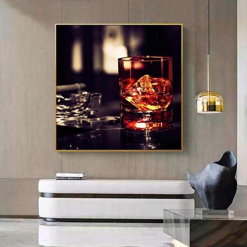 Liqour, Abstract Canvas Wall Art