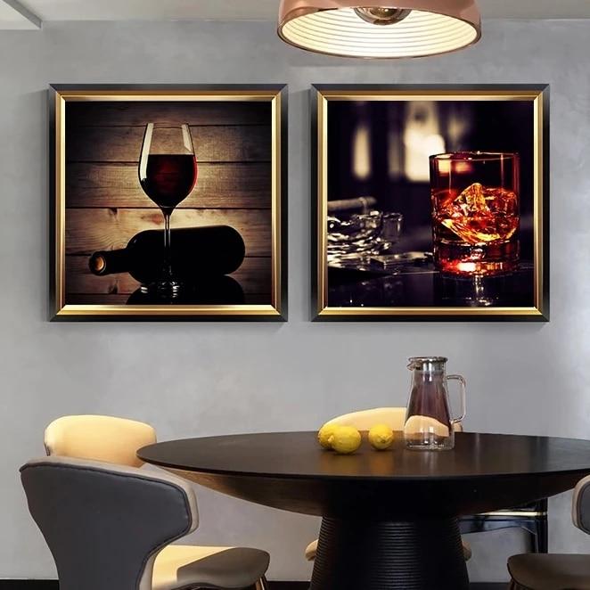 Liqour, Abstract Canvas Wall Art