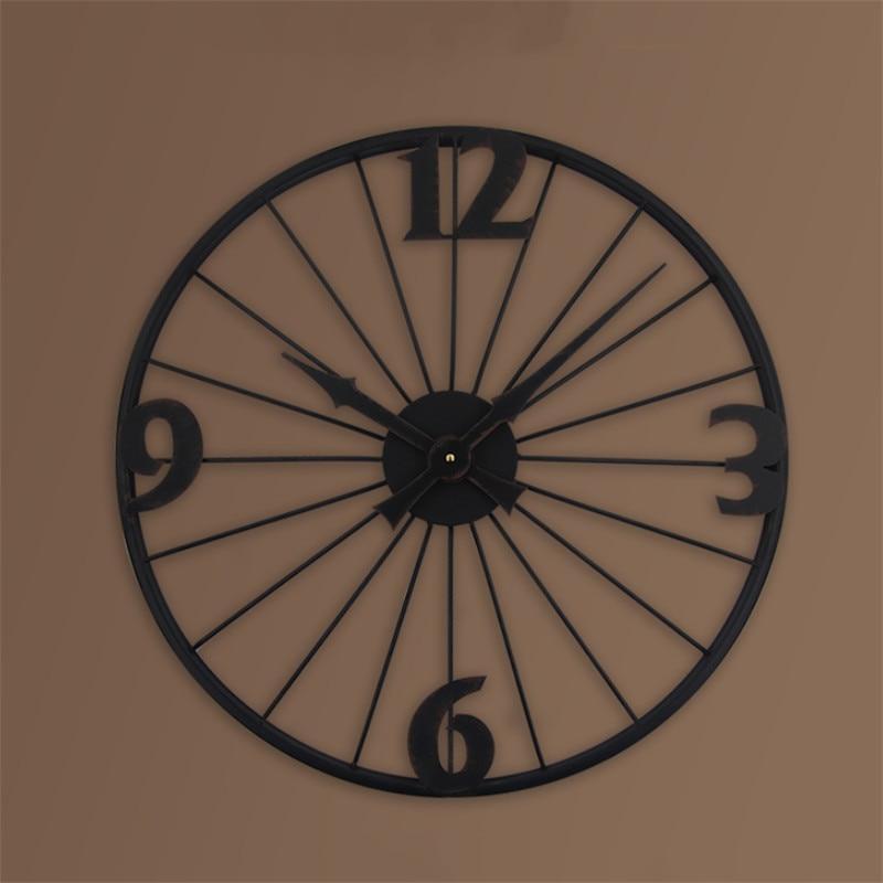 Modern Minimalist Metal Wall Clock - Nordic Side - Wall Clock