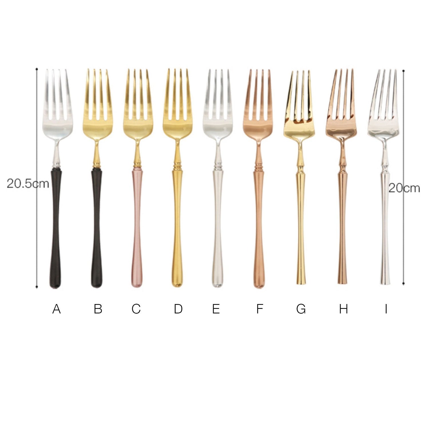 Antique Metal Forks - Nordic Side - 