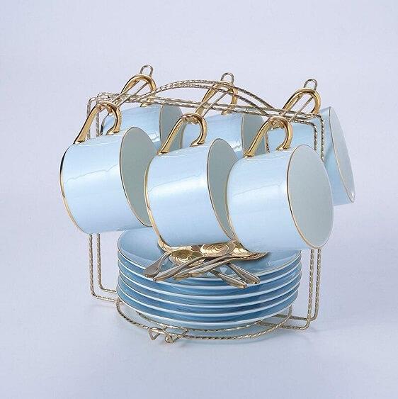 Arti - Luxury Gold Blue Bone China Tea/Coffee - Nordic Side - architecture, arcitecture, art, Arti - Luxury Gold Blue Bone China Tea/Coffee, artist, contemporaryart, decor, decoration, design