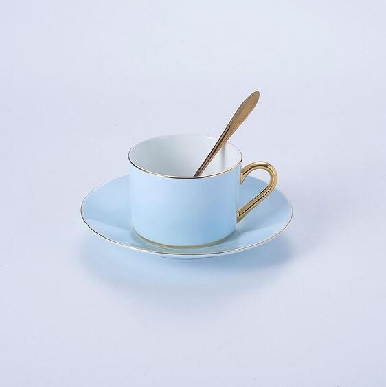 Arti - Luxury Gold Blue Bone China Tea/Coffee - Nordic Side - architecture, arcitecture, art, Arti - Luxury Gold Blue Bone China Tea/Coffee, artist, contemporaryart, decor, decoration, design