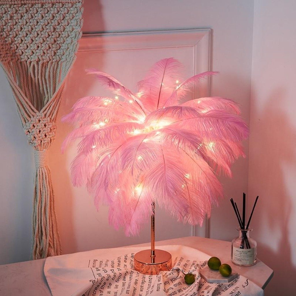 Feather Palm Tree RC Lamp | Sparkly Treesâ¢ - Nordic Side - carthook_bathbuddy_upsell, carthook_checkout