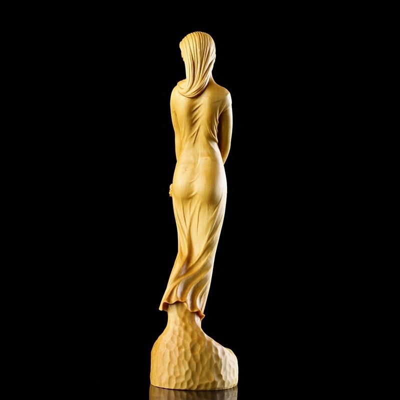 Wooden Artisan Wooden Beauty Statue