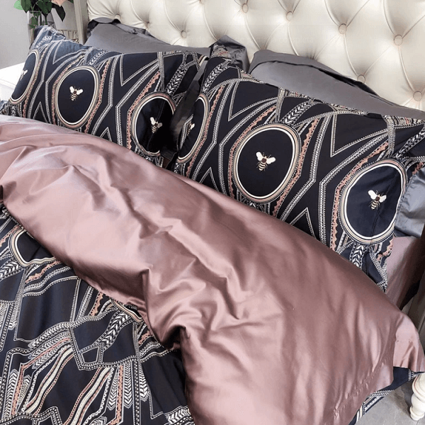 Bee Inspired 600TC Egyptian Cotton Bedding Set - Nordic Side - architecture, arcitecture, art, artist, ashley furniture near me, Bee Inspired 600TC Egyptian Cotton Bedding Set, bobs furniture