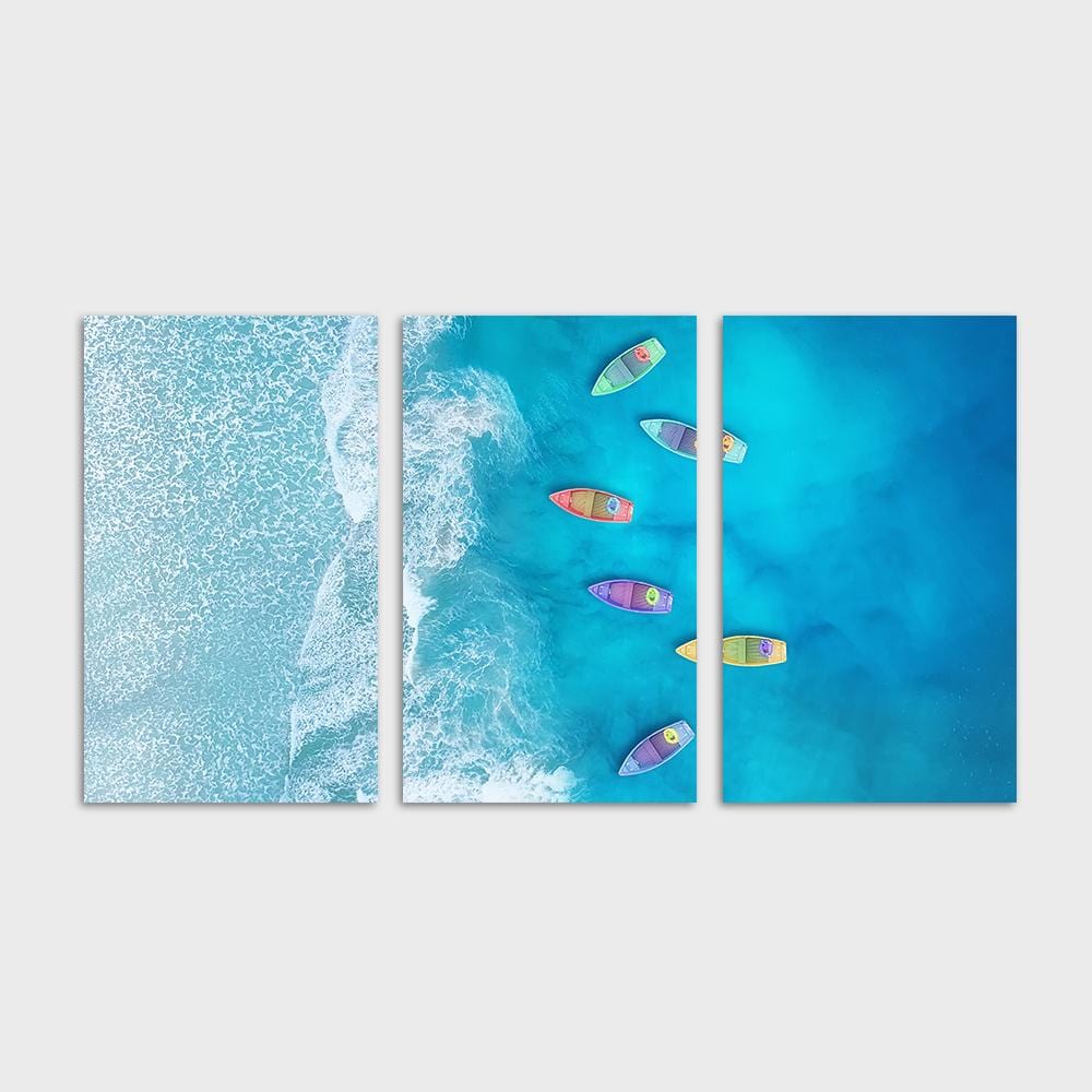 Boats Hanging Stretched Canvas