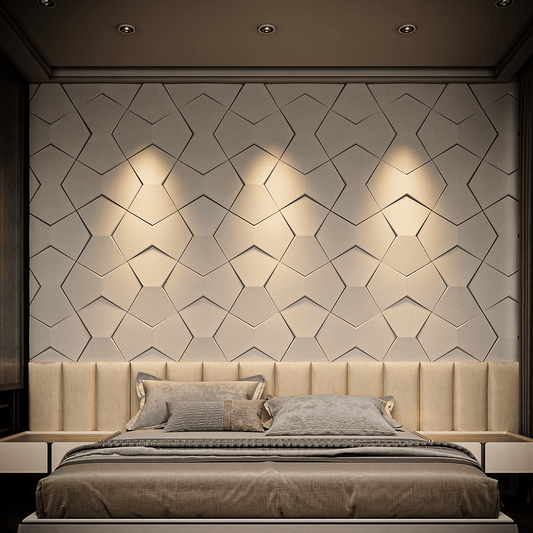 Bowtie Geometric 3D Wall Panel