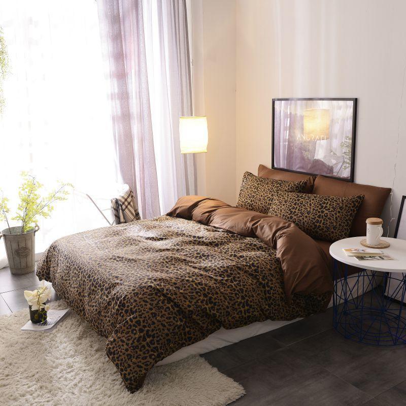 Classic Leopard Bedding Set - Nordic Side - 