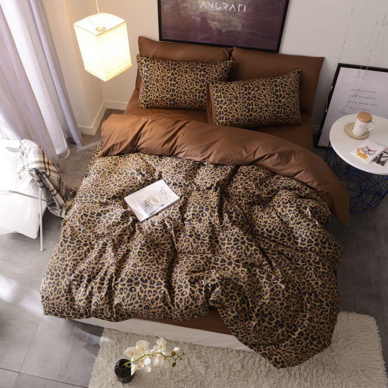 Classic Leopard Bedding Set - Nordic Side - 