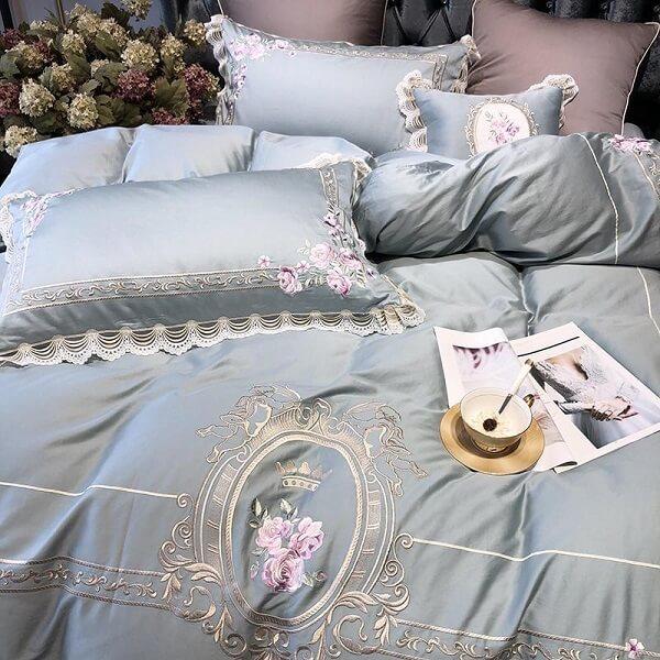 Buckingham Royal Rose Duvet Cover (7 Pieces) Bedding - Nordic Side - architecture, arcitecture, art, artist, Bedroom, Buckingham Royal Rose Duvet Cover (7 Pieces) Bedding, contemporaryart, de