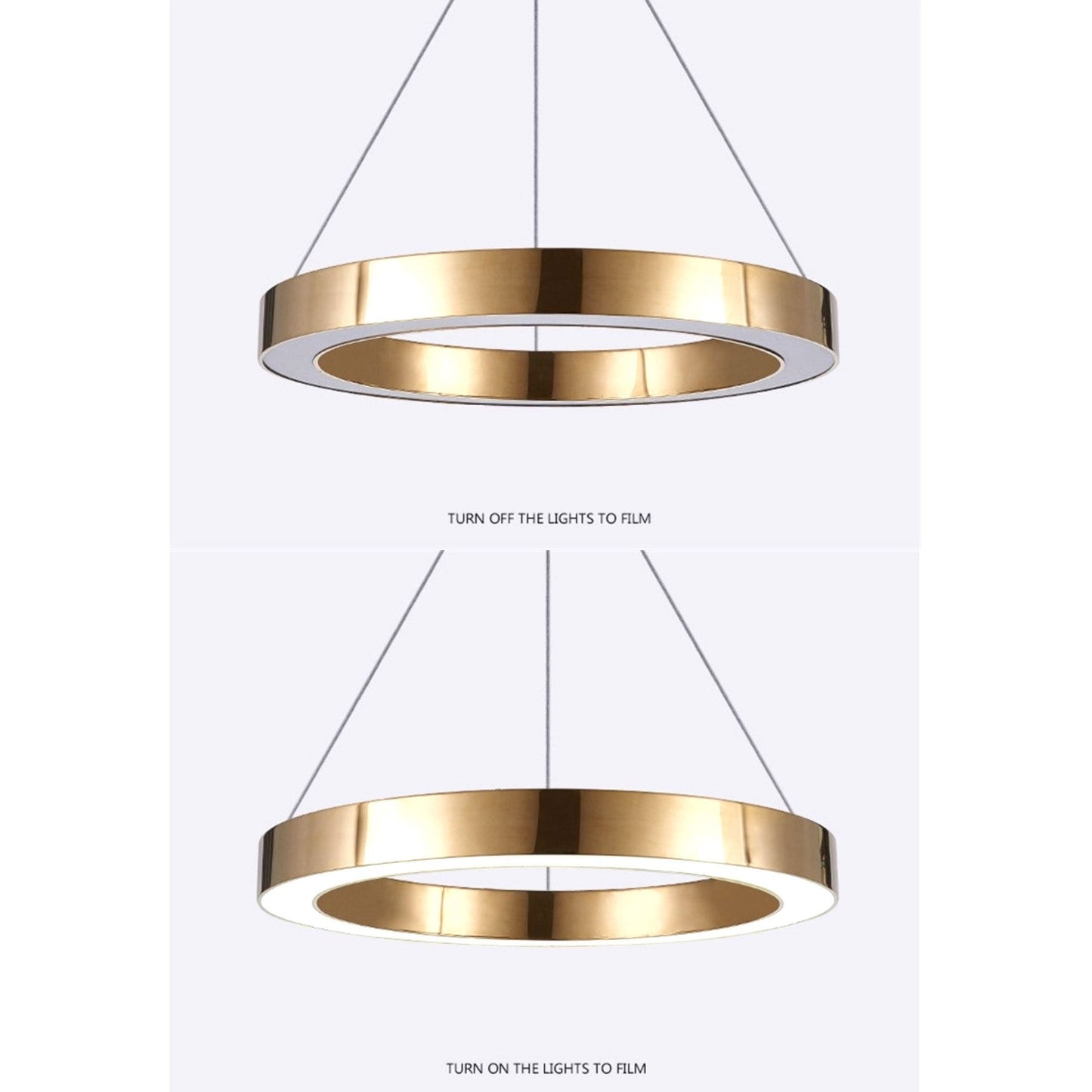 Circular Chandelier Pendant Light - Nordic Side - 