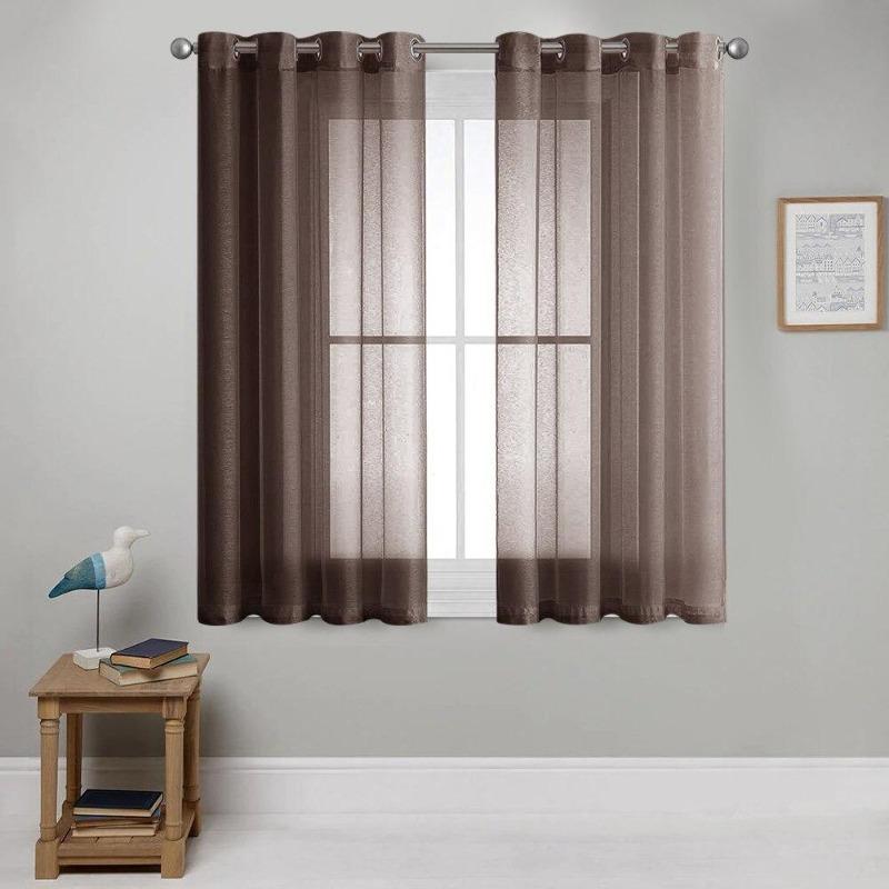 Manta Solid Short Curtain