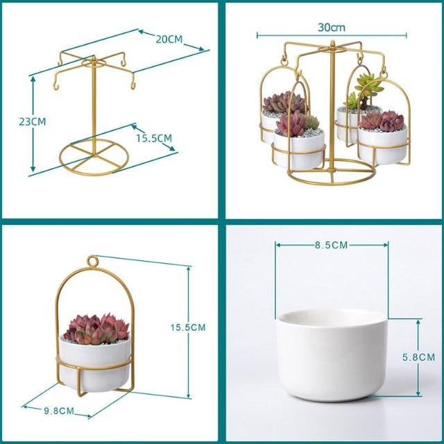 Helen - Movable Flower Pots - Nordic Side - Decor, Modern Planters, VASES/POTS