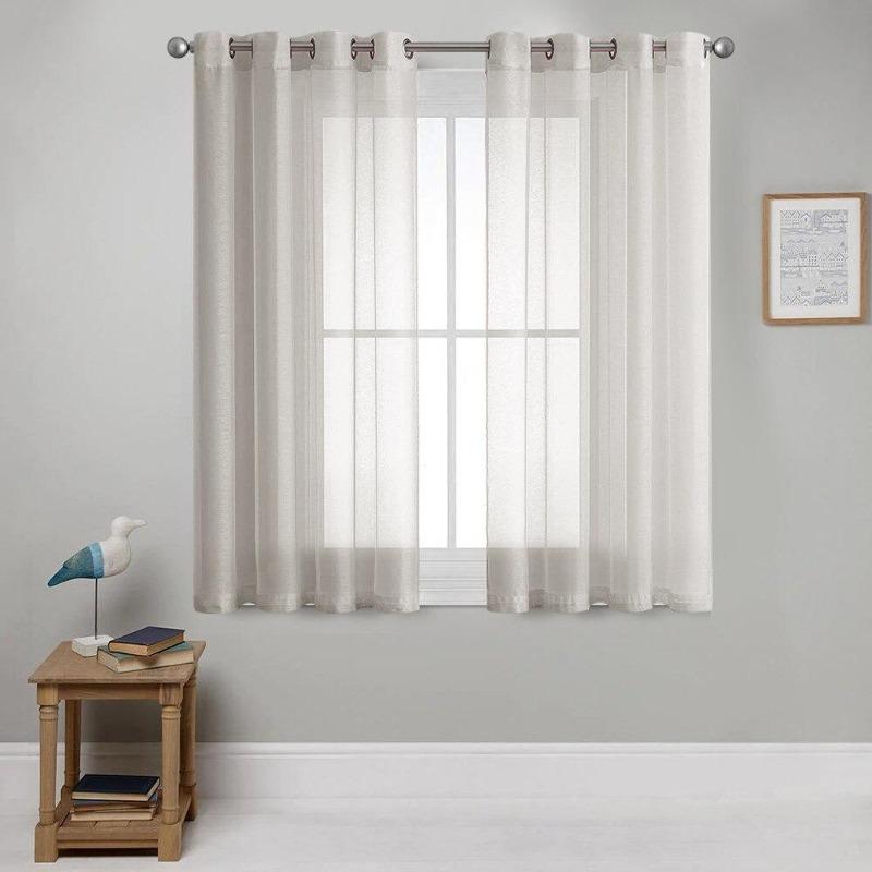 Manta Solid Short Curtain