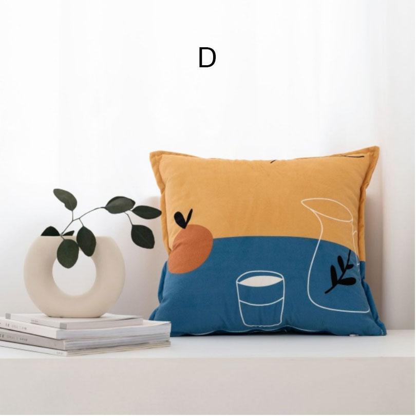 Minimal Illustration Cushion Cover - Nordic Side - 