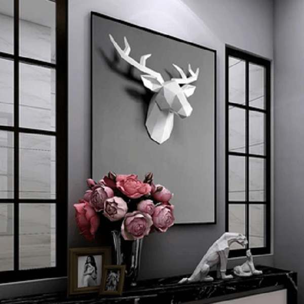 Deer Wall Sculpture - Nordic Side - amazing, architecture, arcitecture, art, artist, beautiful, business, canvas, clock, clocks, contemporaryart, decor, decoration, decorideas, design, design