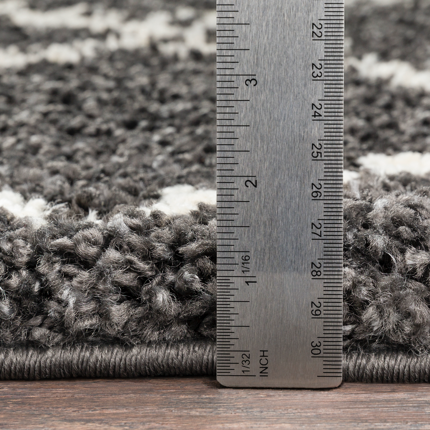 Berber Ebony Shag Rug - Nordic Side - 