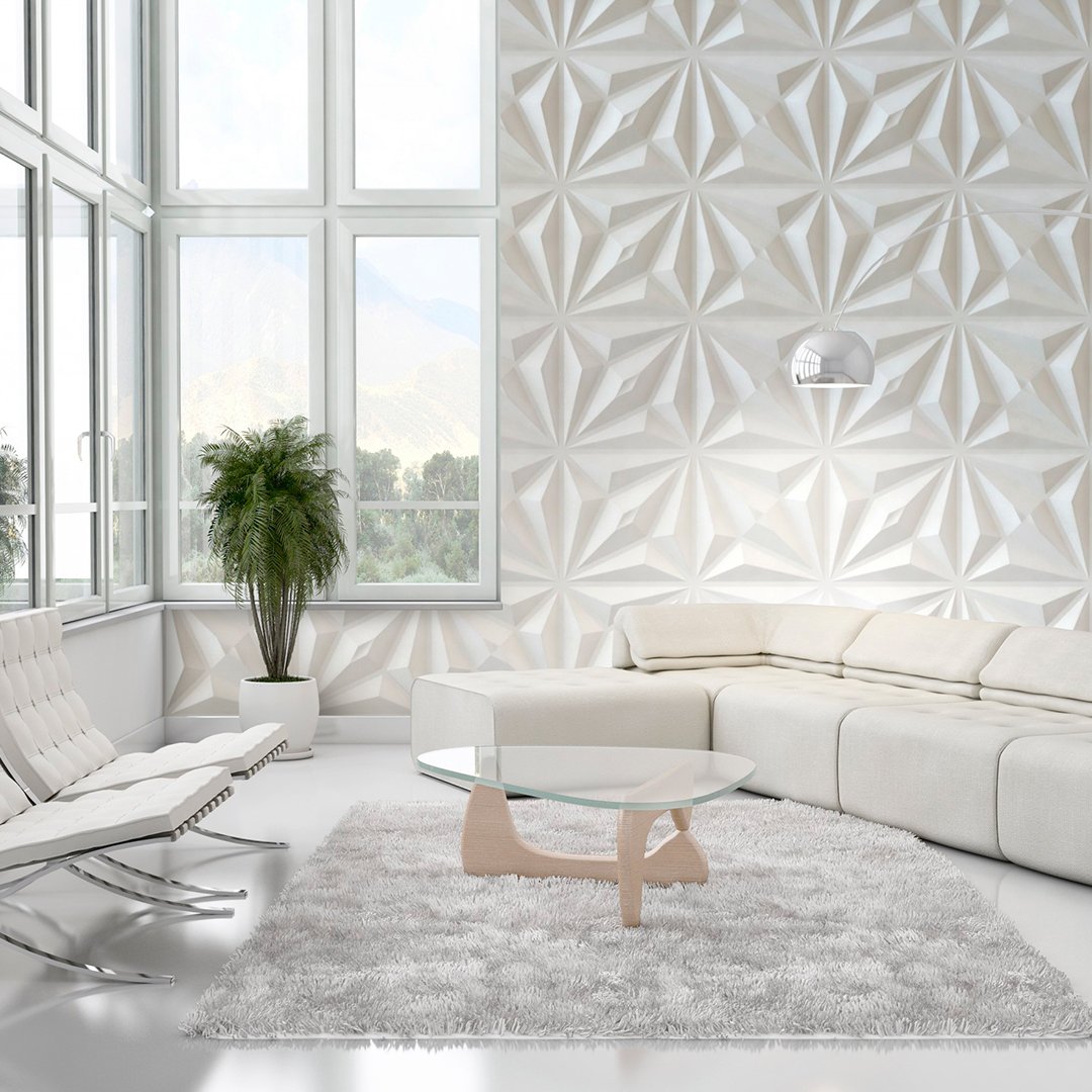 Diamond: Nordvian 3D Wall Panel Form - 12-unit Box - Nordic Side - Wall, Walls