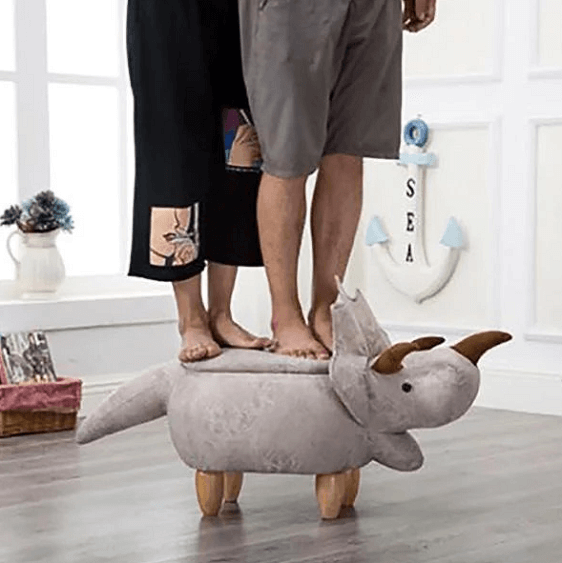 Dinosaur Storage Stool Ottoman - Nordic Side - decoration, home, homedeco, homedecor, homedecoration, homedesign, homeinterior, homestyling, homesweethome, inspiration, instahome, interior, i