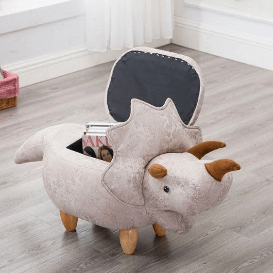 Dinosaur Storage Stool Ottoman - Nordic Side - decoration, home, homedeco, homedecor, homedecoration, homedesign, homeinterior, homestyling, homesweethome, inspiration, instahome, interior, i