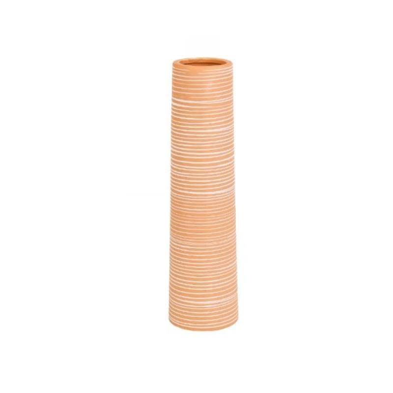 Charlotte Modern Orange Ceramic Vase