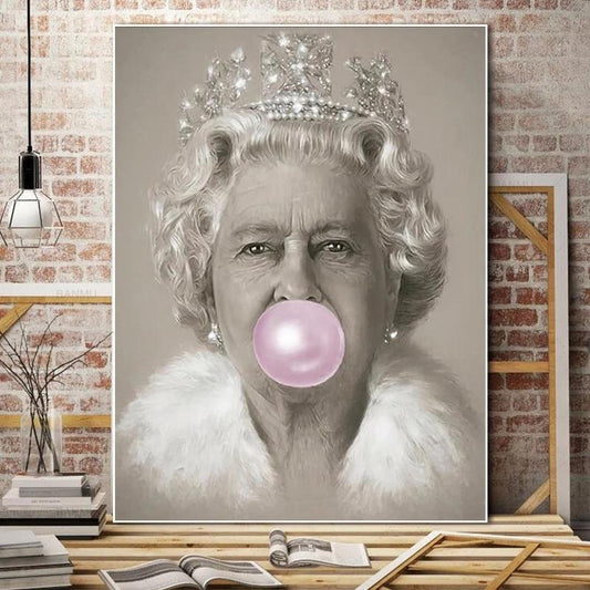 Bubblegum Queen Canvas Print