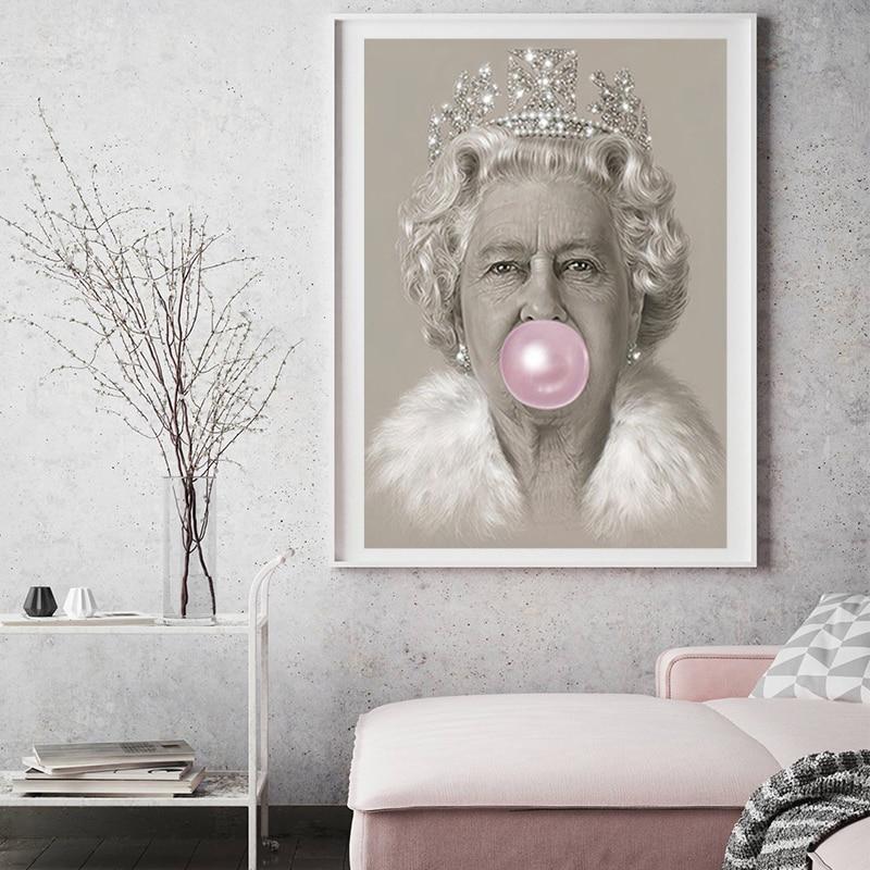 Bubblegum Queen Canvas Print