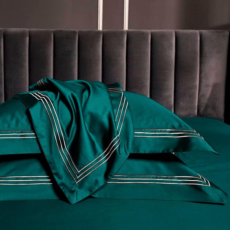 Majestic Green Milan Duvet Cover Set