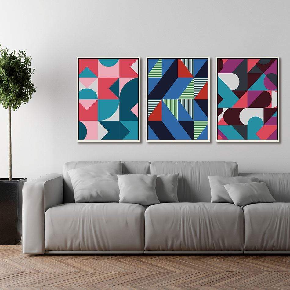 La Chorant Stretched Canvas - Nordic Side - 3 piece, Acrylic Image, canvas art, spo-enabled