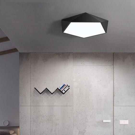 GEO Modern LED Light - Nordic Side - architecture, arcitecture, art, artist, contemporaryart, decor, decoration, design, designer, designinspiration, edison, GEO Modern LED Light, grey, home,