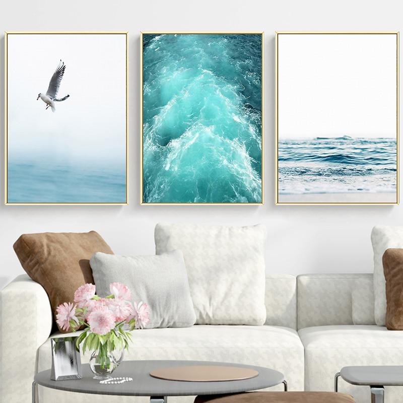 Changing Seasons Stretched Canvas - Nordic Side - 3 piece, canvas art, Canvas Image, spo-enabled