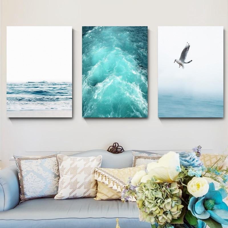 Changing Seasons Stretched Canvas - Nordic Side - 3 piece, canvas art, Canvas Image, spo-enabled